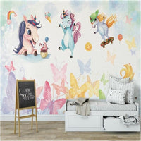 Thumbnail for Papier Peint Chambre Fille Licorne | Le Petit Intissé
