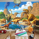 Papier Peint Dinosaure 3D  | Le Petit Intissé