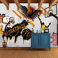 Thumbnail for Papier Peint Panoramique Basket | Le Petit Intissé