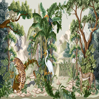 Thumbnail for Tapisserie Animaux Jungle | Le Petit Intissé