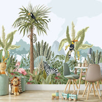 Thumbnail for Panoramique Animaux Jungle | Le Petit Intissé