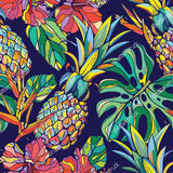 Papier Peint avec Motif Ananas | Le Petit Intissé